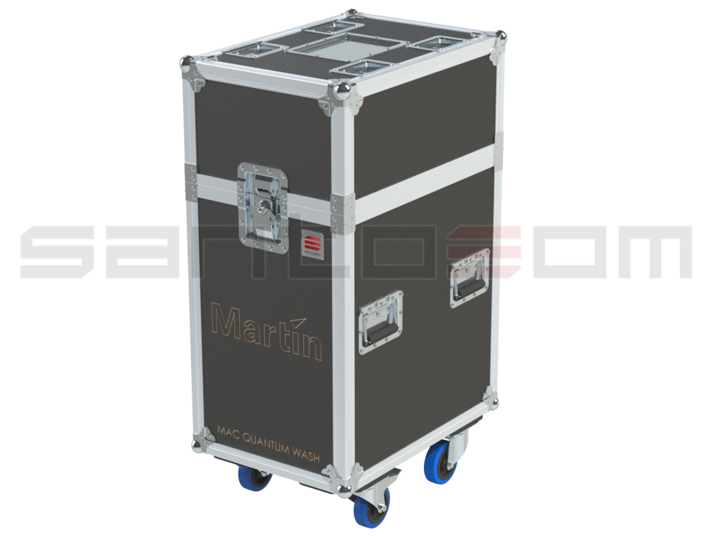 Santosom Moving Head Flight case PRO, Martin Quantum Wash (no Foam Shell)