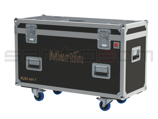 Santosom Moving Head Flight Case PRO, 2x Martin Rush MH7 Hybrid