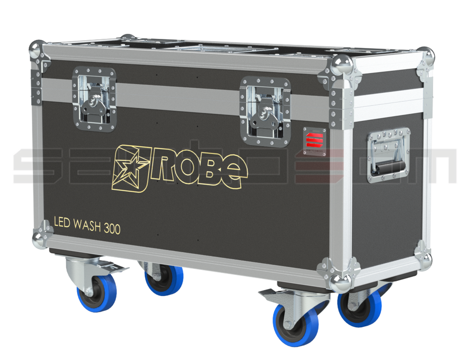Santosom Moving Head Flight Case, 2x Robe Led Wash 300