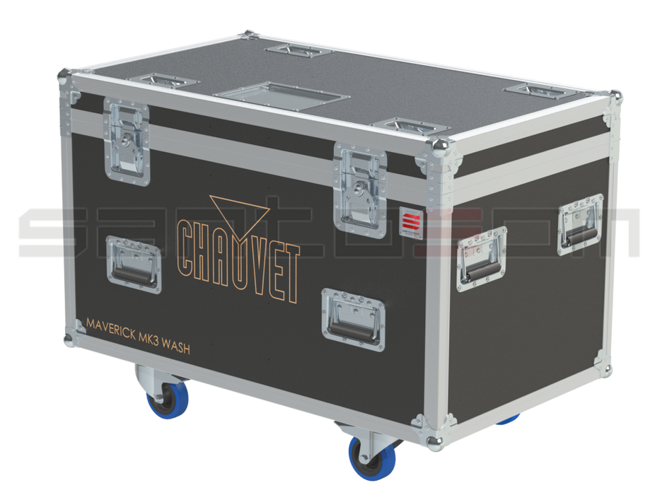 Santosom Moving Head Flight case PRO, 2x Chauvet Maverick MK3 WASH