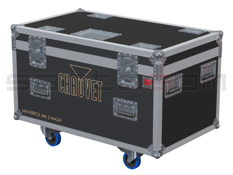 Santosom Moving Head Flight case PRO, 4x Chauvet Maverick MK2 Wash / MK Pyxis