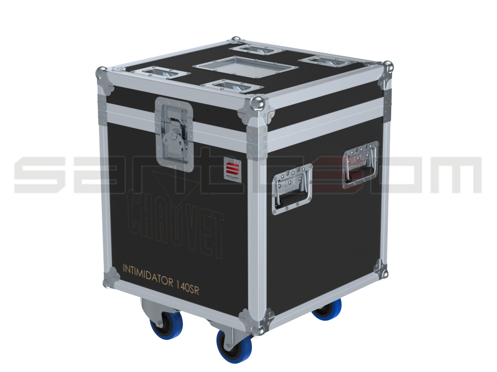 Santosom Moving Head Flight case PRO, 2x Chauvet Intimidator Hybrid 140SR