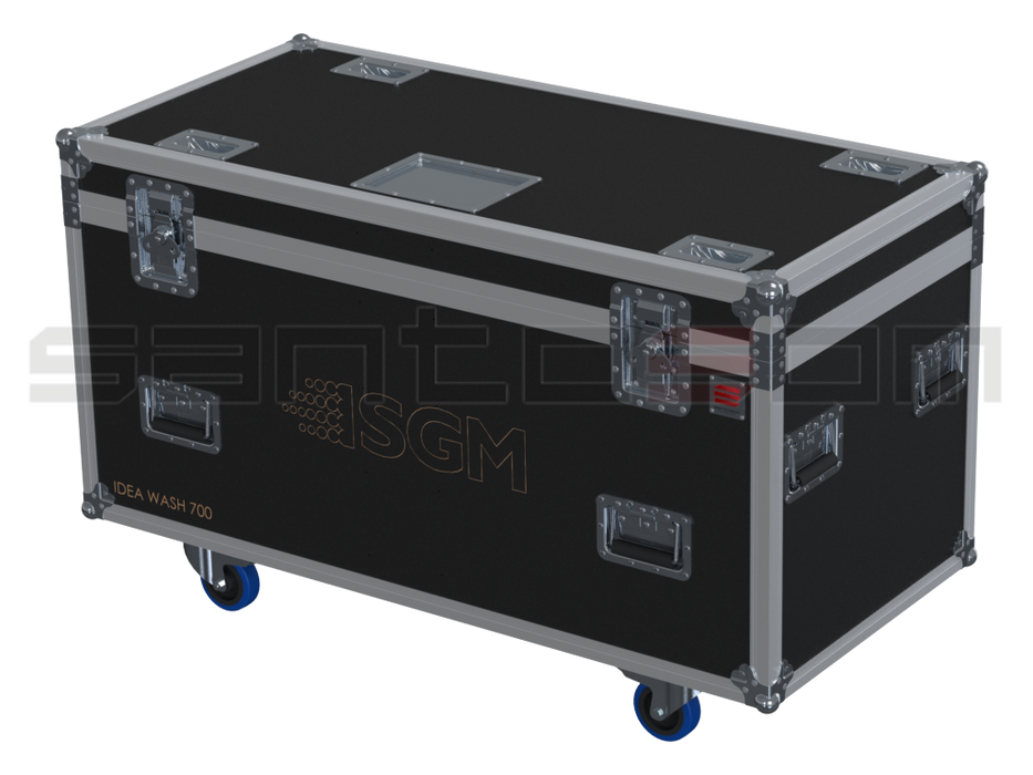 Santosom Moving Head Flight case PRO, 2x SGM Idea Wash 700