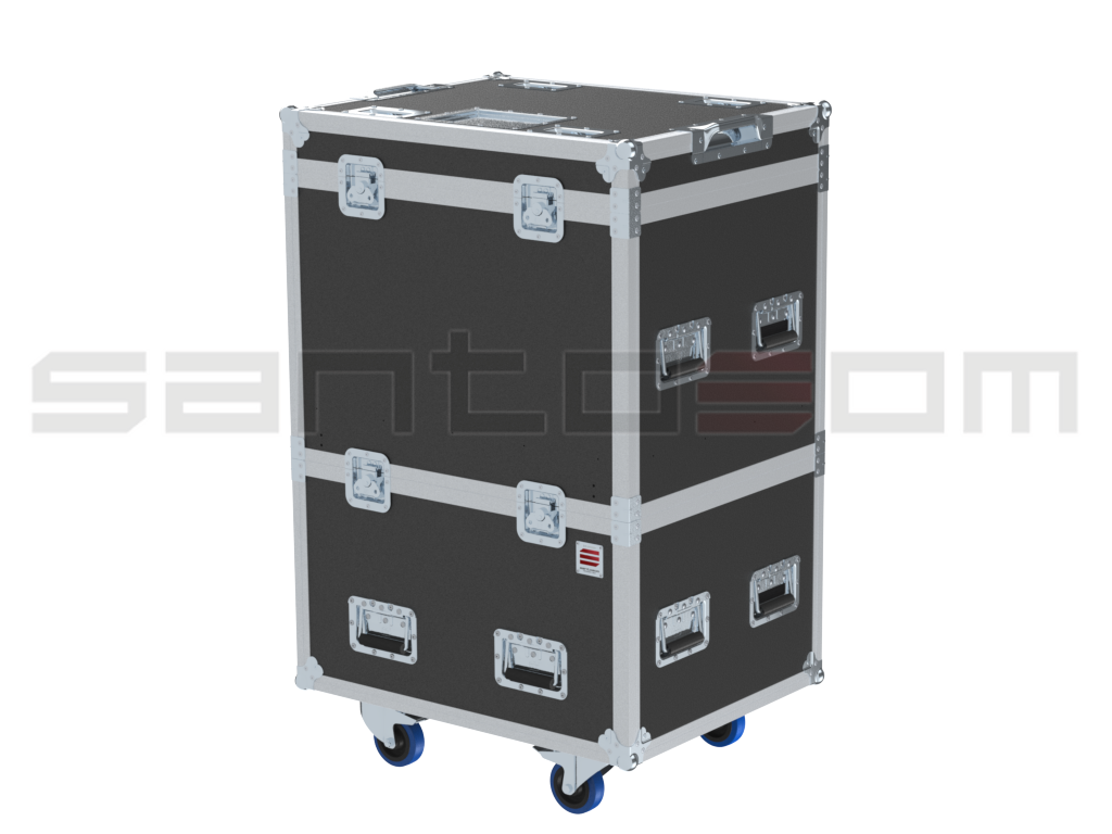 Santosom Moving Head Flight Case PRO-3, 8x Showtec Phantom 130 Spot