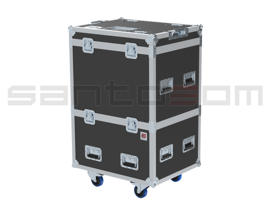 Santosom Moving Head Flight Case PRO-3, 8x Showtec Phantom 130 Spot