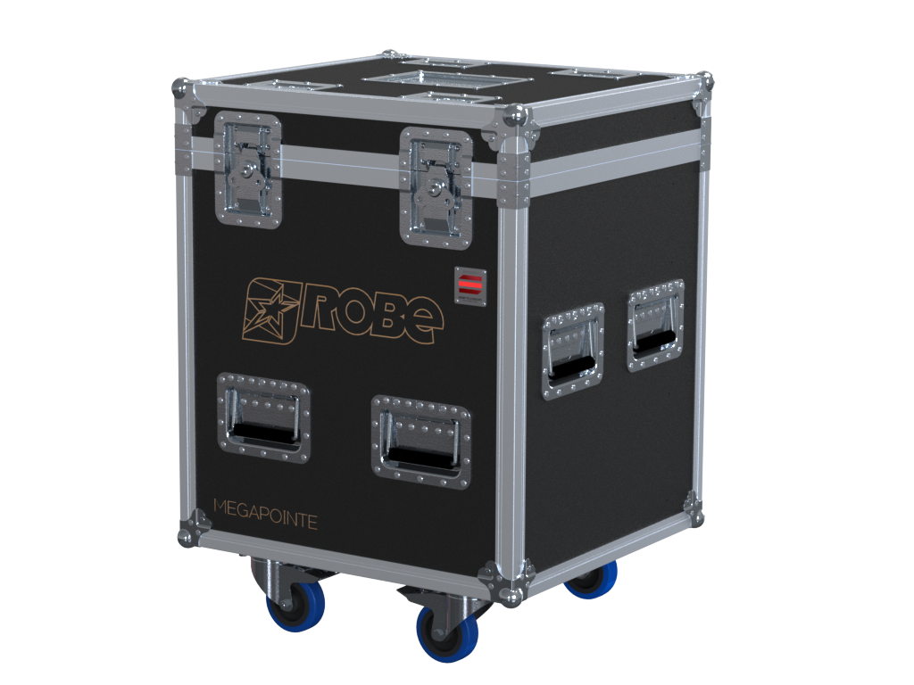 Santosom Moving Head Flight Case PRO, 2x Robe MegaPointe (No Foam shell)