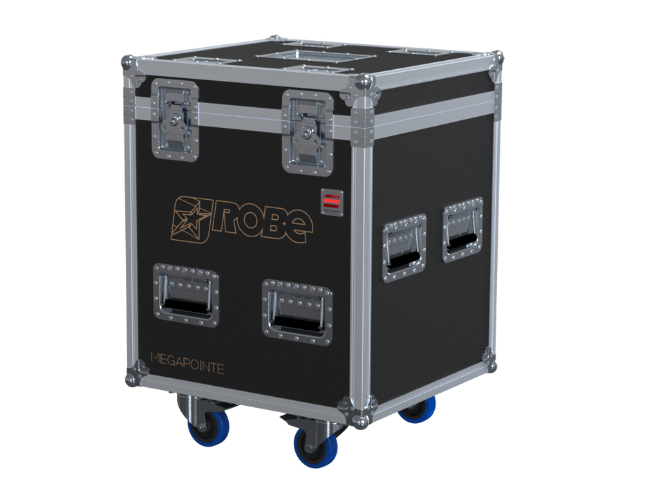 Santosom Moving Head Flight Case PRO, 2x Robe MegaPointe (No Foam shell)