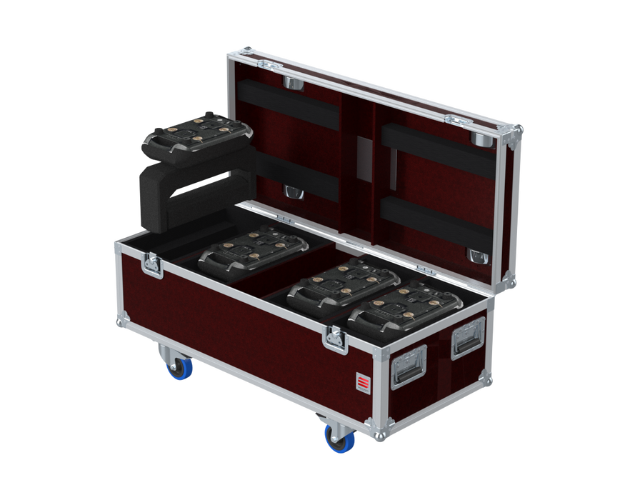 Santosom Flight case ECO, 4x Eurolite Led TMH-X Bar 5
