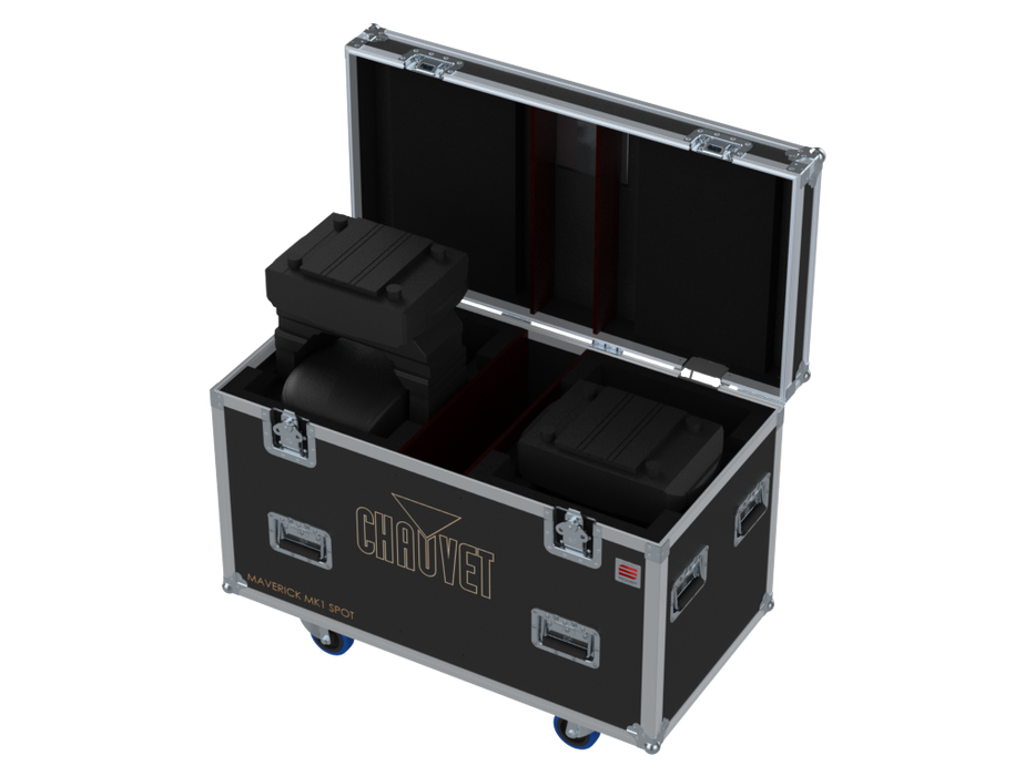 Santosom Moving Head Flight case PRO, 2x Chauvet Maverick MK1 Spot