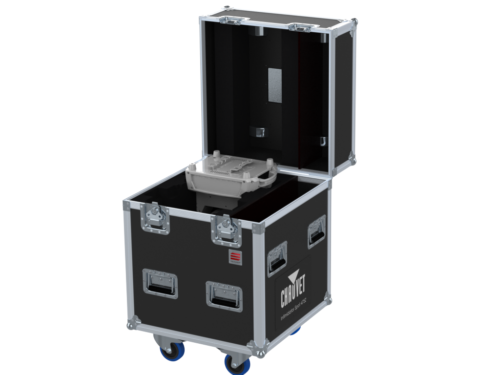Santosom Moving Head Flight case PRO, 2x Chauvet Intimidator Spot 475Z Clamps On