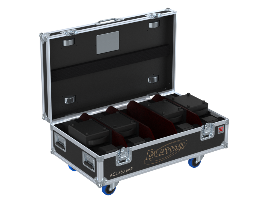 Santosom Moving Head Flight case PRO, 4x Elation ACL 360 Bar
