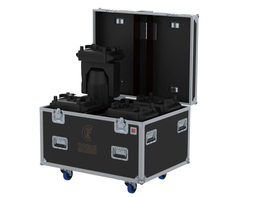Santosom Moving Head Flight case PRO, 4x CLF AORUN