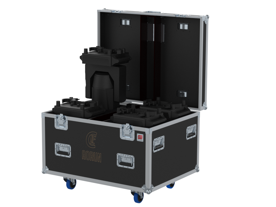 Santosom Moving Head Flight case PRO, 4x CLF AORUN