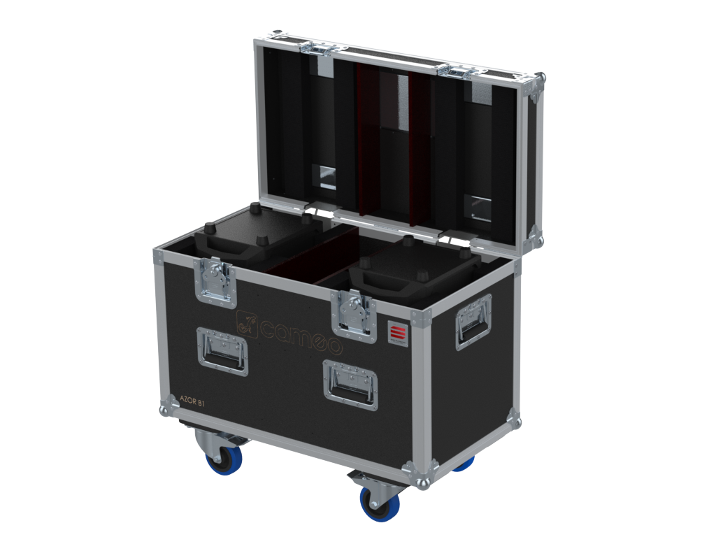 Santosom Moving Head Flight case PRO, 2x Cameo Azor B1
