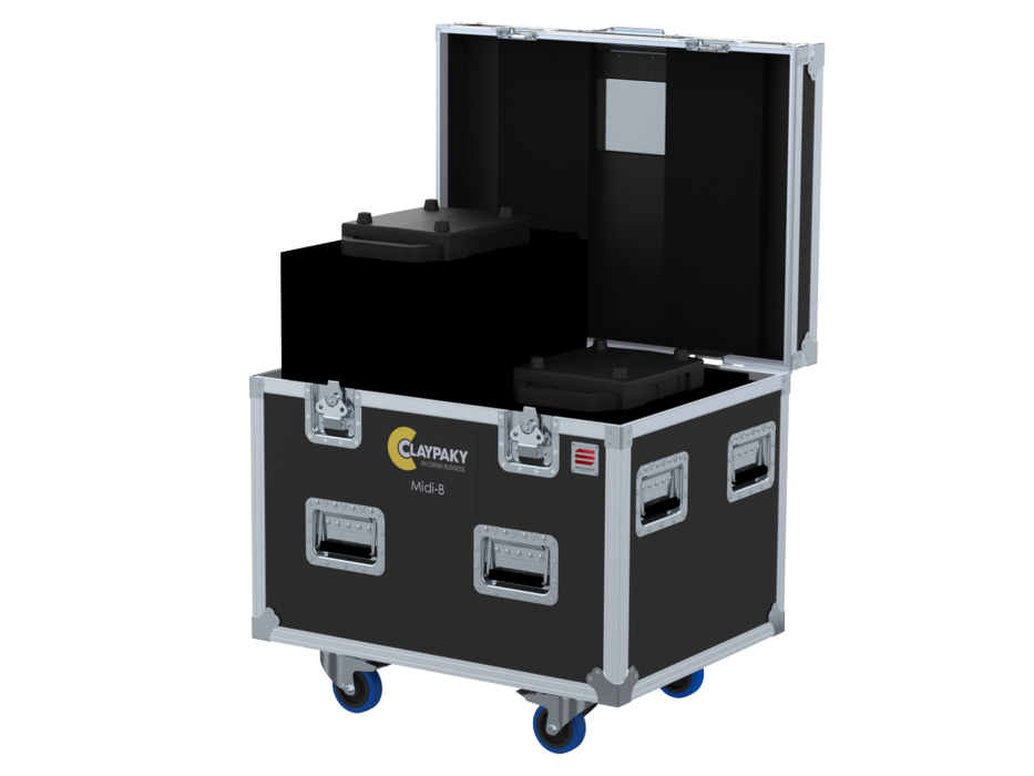 Santosom Moving Head Flight case PRO, 2x Clay Paky Midi-B (No Foam)