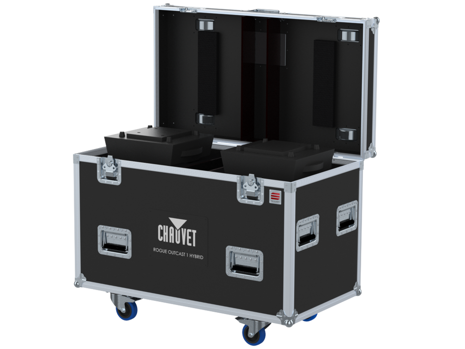 Santosom Moving Head Flight case PRO, 2x Chauvet ROGUE OUTCAST 1 HYBRID