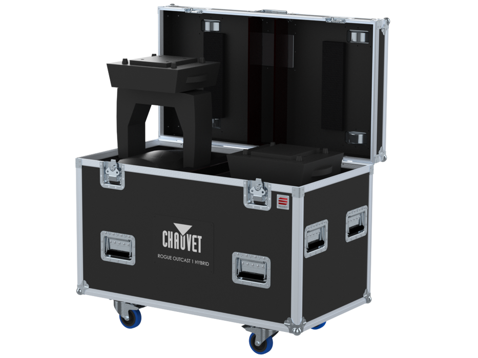 Santosom Moving Head Flight case PRO, 2x Chauvet ROGUE OUTCAST 1 HYBRID