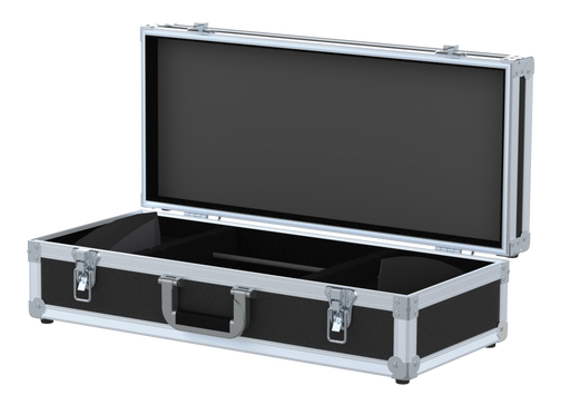 Santosom MICROPHONE Flight case, 2x Shure Gooseneck MX418/A412B (Desktop Base)