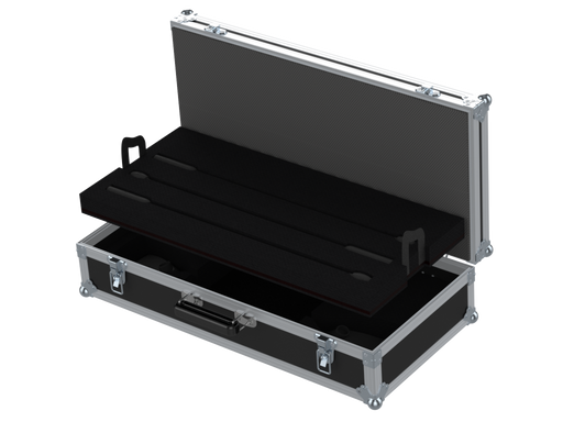 Santosom MICROPHONE Flight case, 3x Shure MX418 + A412B (unmounted parts)