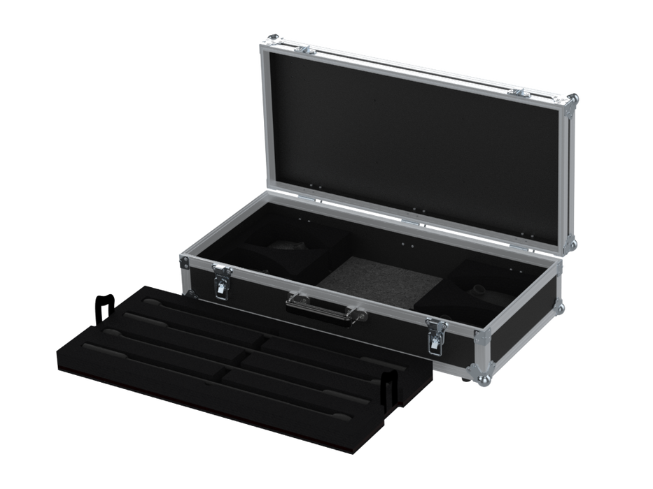 Santosom MICROPHONE Flight case, 4x Shure MX418 + A412B (unmounted parts)