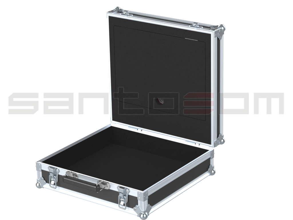 Santosom Microphone Flight case, 2x Shure UA870