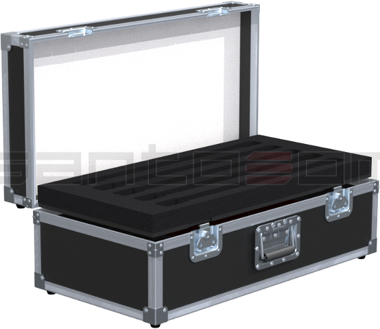 Santosom Microphone Flight case, 10x Televic D-cerno DL /CL and cables