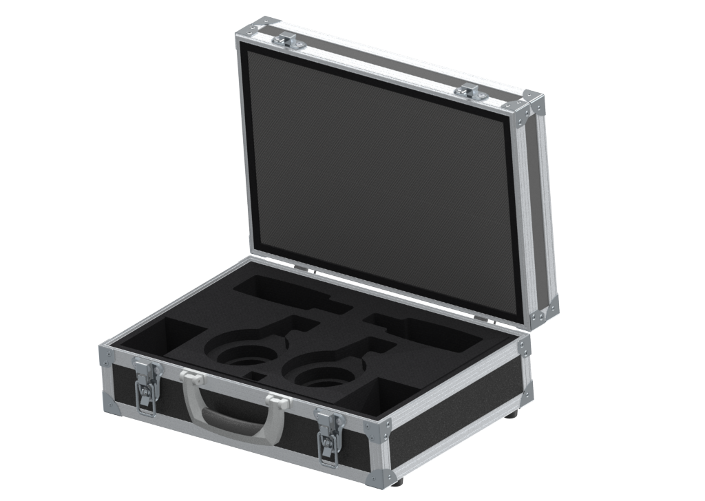 Santosom Microphone Flight case 2x AKG C414