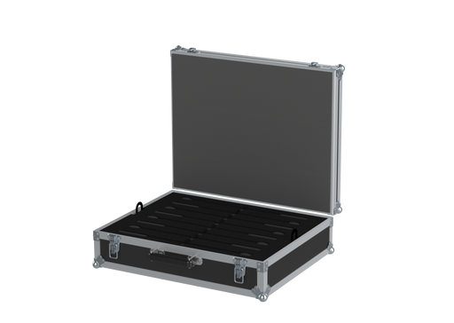 Santosom MICROPHONE Flight case, 8x Shure MX418 + ULXD8 (unmounted parts)