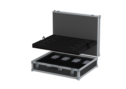 Santosom MICROPHONE Flight case, 8x Shure MX418 + ULXD8 (unmounted parts)