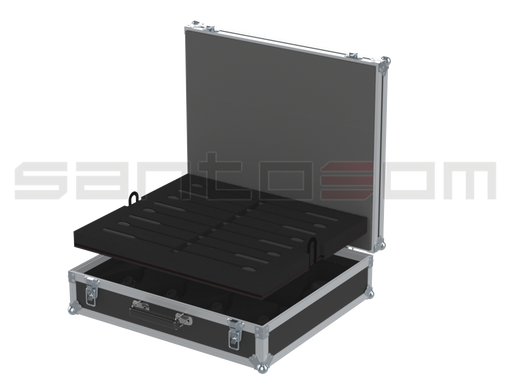 Santosom Microfone  Flight case, 8x Shure MX412 + 412b