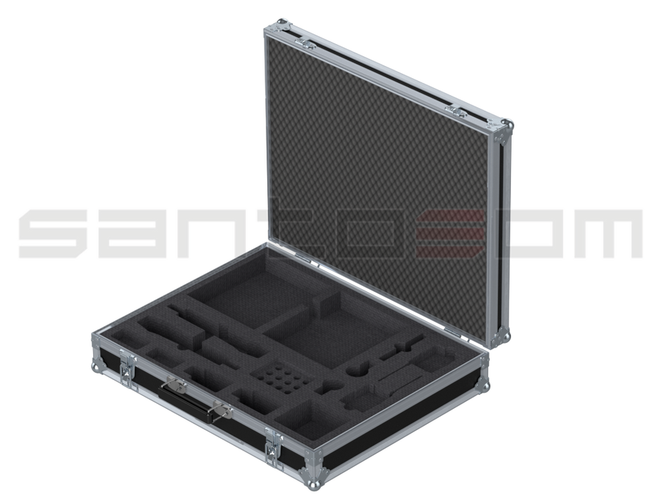 Santosom Microphone Flight case, 2x Wireless System Sennheiser ew-G3 / G4