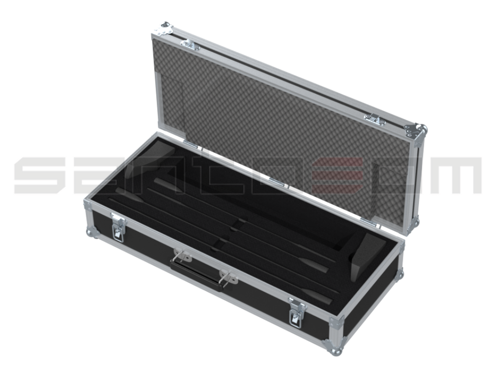 Santosom Microphone Flight case, Sennheiser 2x MZTX3+MZH3040+ME36+MZH3062