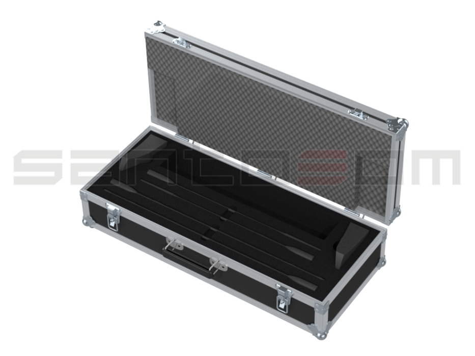 Santosom Microphone Flight case, Sennheiser 2x MZTX3+MZH3040+ME36+MZH3062