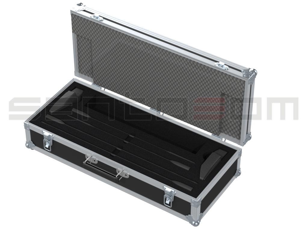 Santosom Microphone Flight case, Sennheiser 2x MAT133+MZH3040+ME36+MZH3062