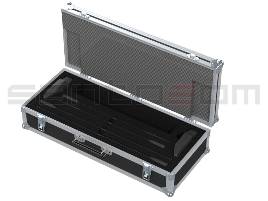Santosom Microphone Flight case, Sennheiser 2x MAT133+MZH3040+ME36+MZH3062