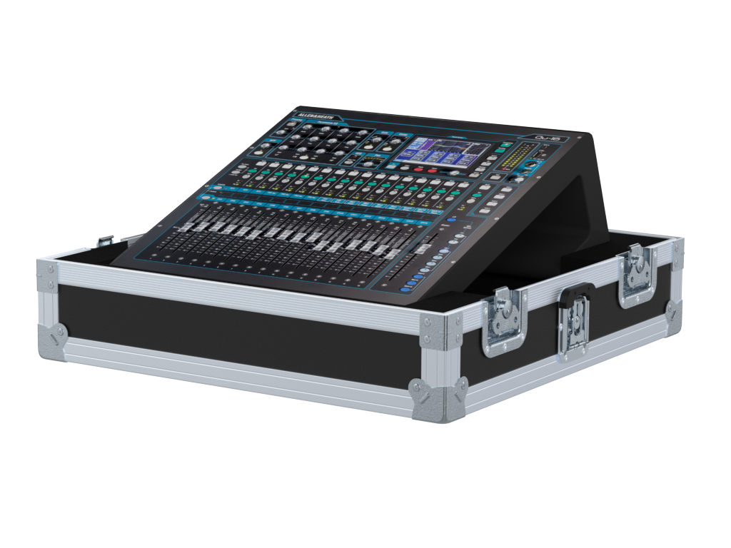 Santosom Mixer Flight case, Allen & Heath QU16 (Stackable)