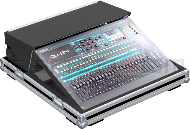 Santosom Mixer Flight case PRO, Allen & Heath QU 24