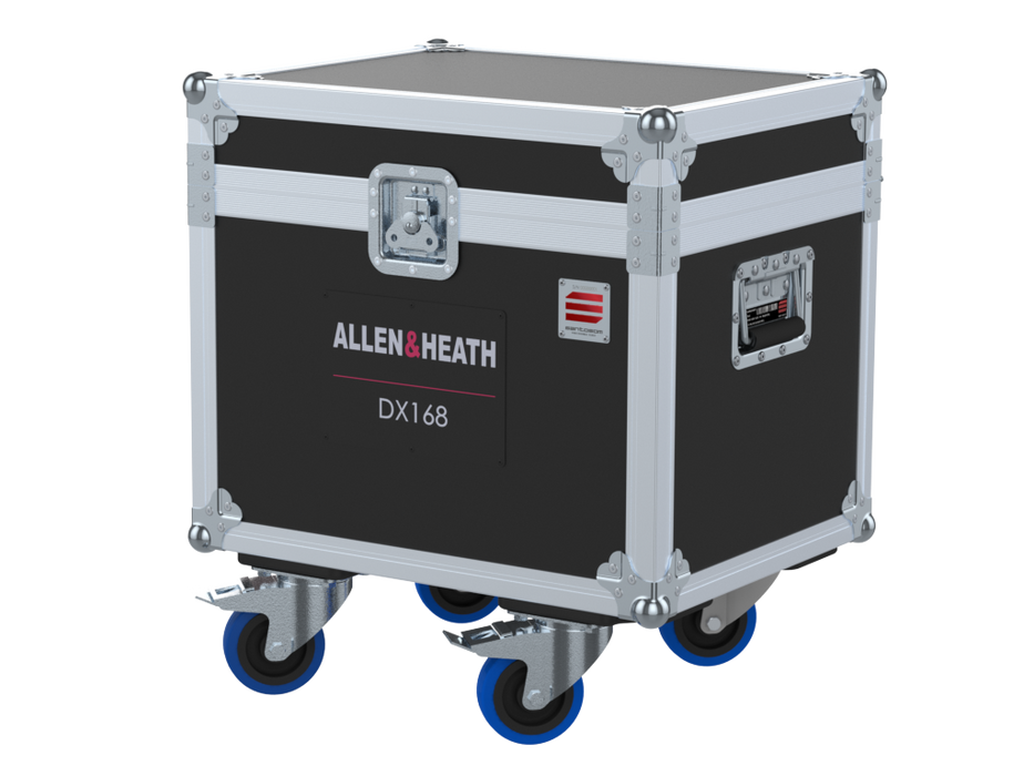 Santosom Flight case, 2 Allen & Heath DX168 + Snake