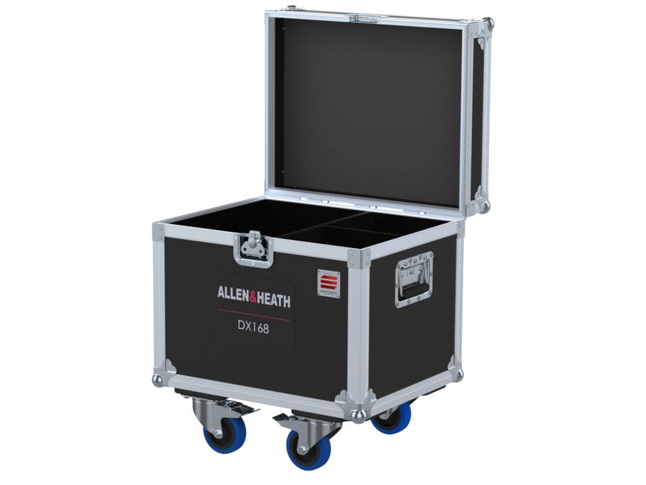 Santosom Flight case, 2 Allen & Heath DX168 + Snake