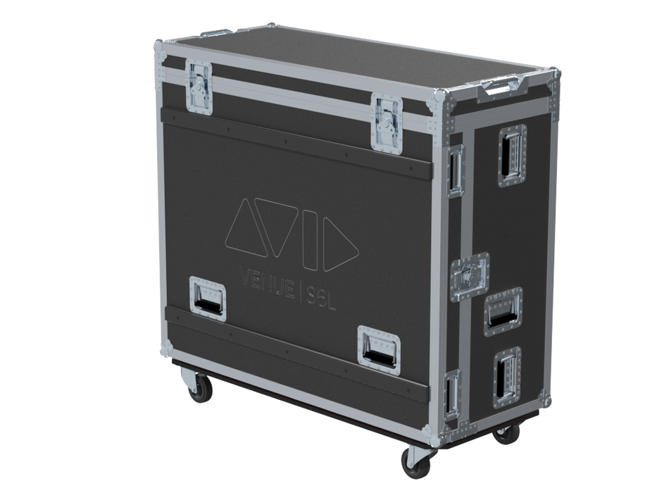 Santosom Mixer Flight case PRO-3, Avid S6L-24D Control Surface