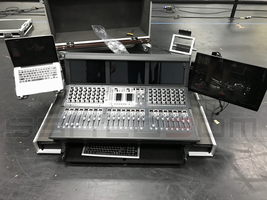 Santosom Mixer Flight case PRO-3, Avid S6L-24D Control Surface