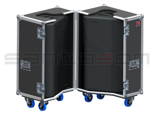 Santosom MONITOR Flight case PRO-1M, 2x Martin LE1500S