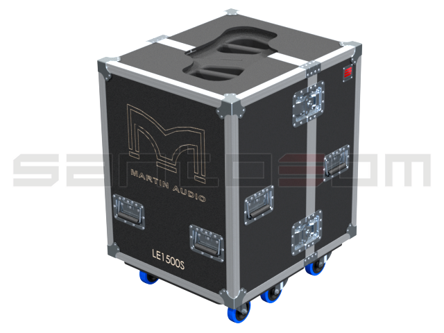 Santosom MONITOR Flight case PRO-1M, 2x Martin LE1500S