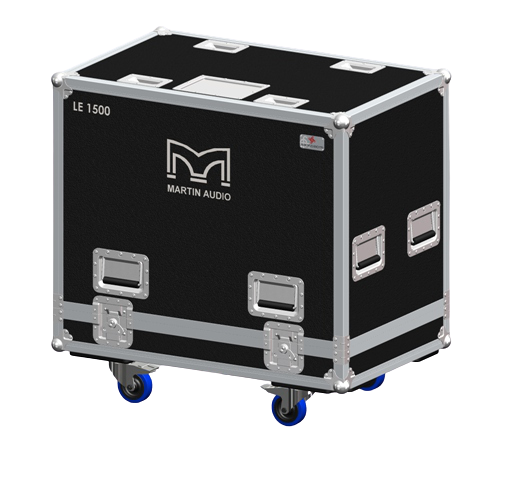 Santosom Monitor Flight Case PRO, 2x Martin Audio LE1500