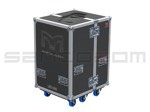 SANTOSOM MONITOR Flight case PRO, 2x Martin LE2100S