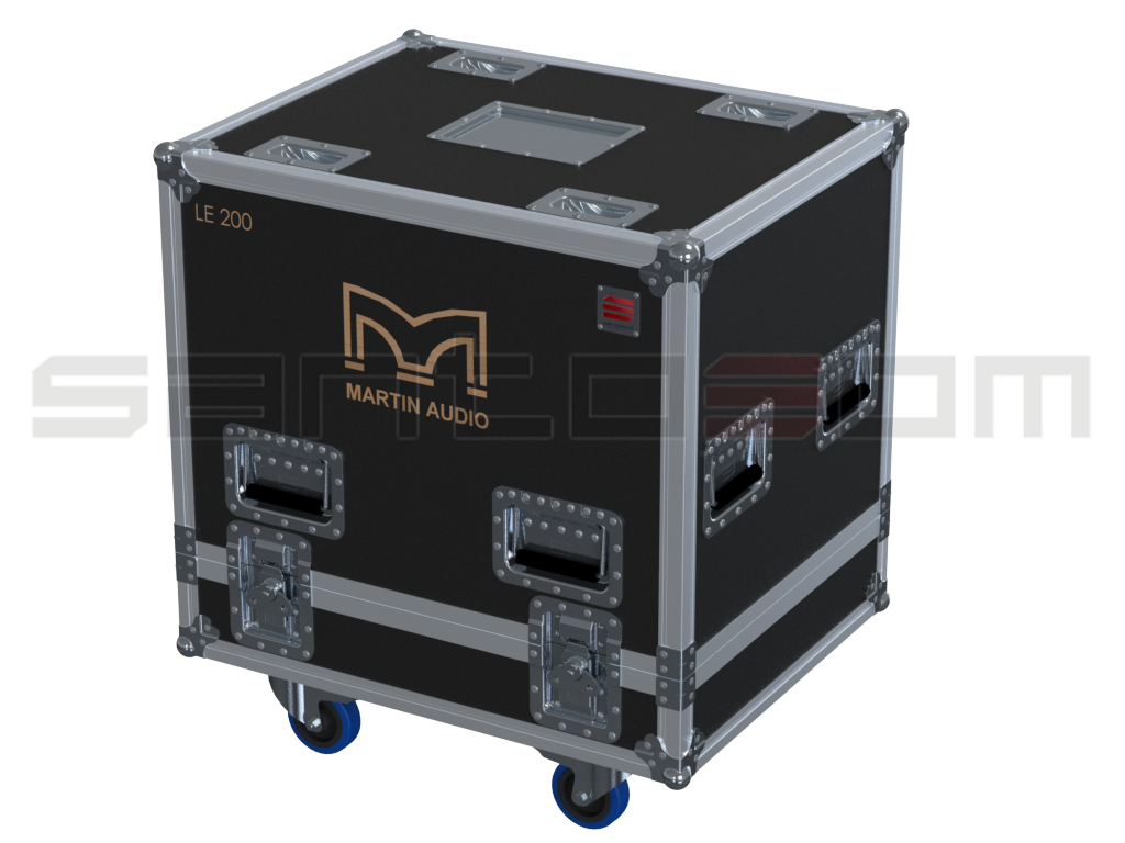 Santosom Monitor Flight Case PRO, 2x Martin LE200