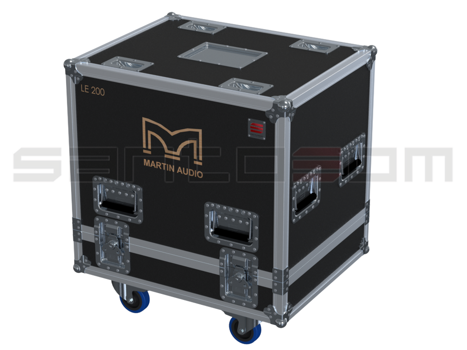 Santosom Monitor Flight Case PRO, 2x Martin LE200