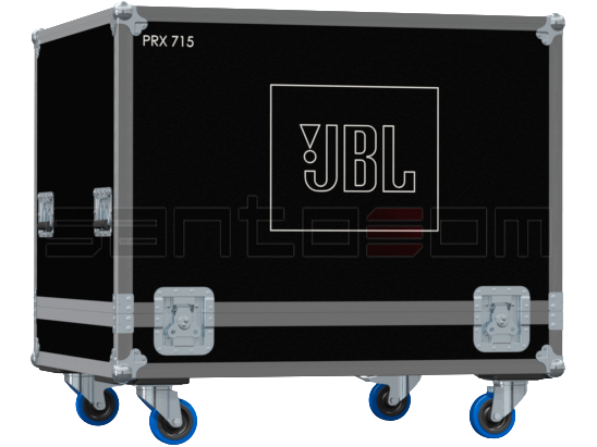 Santosom Monitor Flight case, 4x JBL PRX715