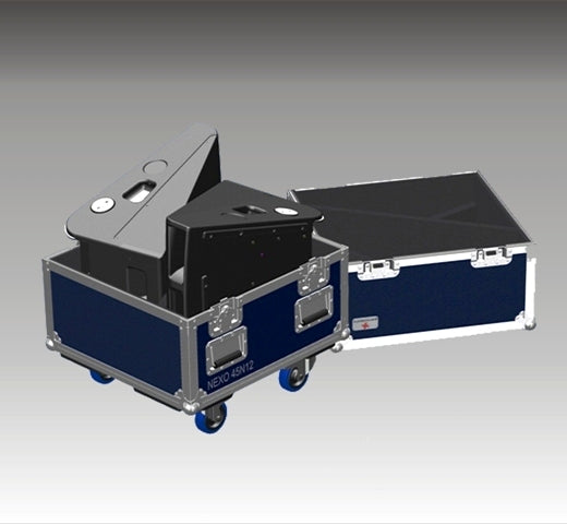 Santosom Monitor Flight Case, 2 Nexo 45N12