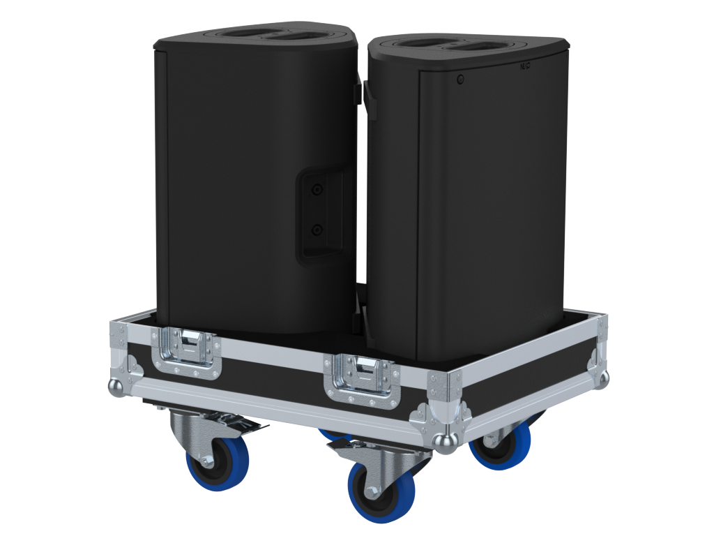 Santosom Cabinet Flight case PRO, 2x NEXO P10